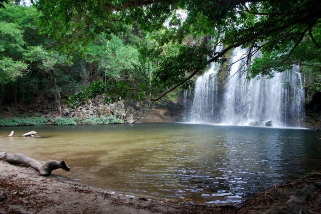 Hidden Waterfall in Costa Rica