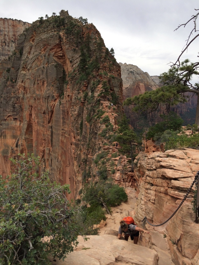 Photo of Climbing Back Down from Angel's Landing Zion